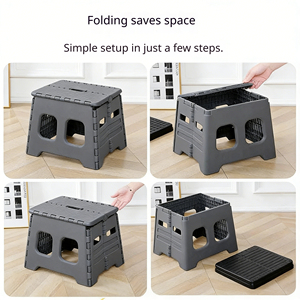 Toilette de <span class=keywords><strong>camping</strong></span> pliable, toilette de voyage portable avec couvercle, hauteur 30,5 cm, pour adultes et enfants, utilisation en extérieur et à domicile - Product Image 2