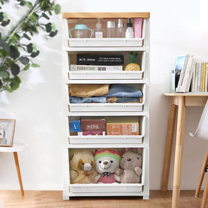 GREENSIDE Boîte de rangement nordique de 40 pouces de large Style européen Rectangle pour les articles ménagers divers Garde-robe pour enfants Jouet - Product Image 3