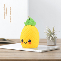 Nouvelle arrivée, haut-parleur sans fil en forme de fruit d'ananas, boîte à son portable pour les activités de plein air et cadeau de vacances créatif