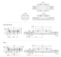 Usine Mgw 5 7 9 12 15mm Rails de guidage linéaire miniatures Mgw7/7c Mgw9/9c Mgw12/12c/12h MGW 14C/14H Mgw15/15c/15h