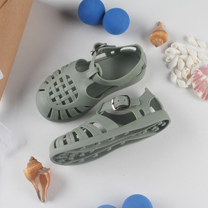 2023 Hot Sell Kids Roman <strong>Shoes</strong> Toddler Candy Color <strong>Girl</strong> Boys Anti Slip Casual <strong>Jelly</strong> Sandal <strong>Shoes</strong> for Children - Product Image 6