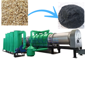 Intelligent Palm <b>Shell</b> Wood Chip Eucalyptus Branches Continuous Carbonization Furnace Charcoal Machine - Product Image 1