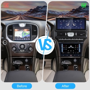 Autoradio multimédia Android avec écran tactile de 12,3 pouces pour Chrysler 300C 2011-2023, navigation CarPlay, commande de climatisation, panneau LCD - Product Image 1