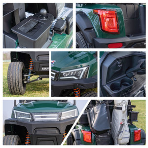 Bestselling Products Best-selling Supply Country Villa & Leisure Resort Battery Powered Dual <b>Passenger</b> <b>2</b>-seat Golf Car - Product Image 5