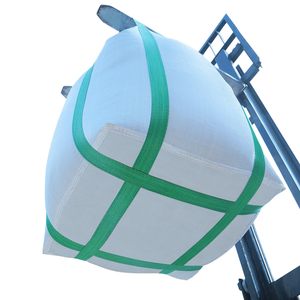 Sacs en polypropylène tissé robustes Huamaohengchun, 35"L x 35"W x 43"H, capacité de charge de 4400 lb, fond plat avec fermeture à cordon pour usage industriel et agricole - Product Image 1