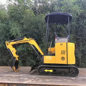 Mini escavadeira pequena com saco de esteira, miniescavadeira Kubota U35-4 de 1 2 3 toneladas 2019