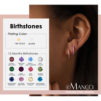 EMANCO Boucles d'oreilles créoles minimalistes de haute qualité avec zircon coloré en acier inoxydable, couleur or, unisexe, bijoux en dropshipping