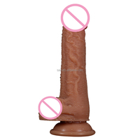 SacKnove Bester wiederauf ladbarer vibrierender beheizter & schwingender echter weicher Silikon-super realistischer Dildo vibrator mit Saugnapf