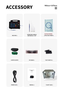 เครื่องเลเซอร์ไดโอดแบบมืออาชีพ ความยาวคลื่นคู่ 980nm+1470nm สำหรับการสลายไขมันและลดสัดส่วน - Product Image 4