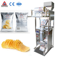Machine d'emballage verticale de taille moyenne pour sachets de 50g, machine d'emballage automatique à scellage pour snacks, best-seller