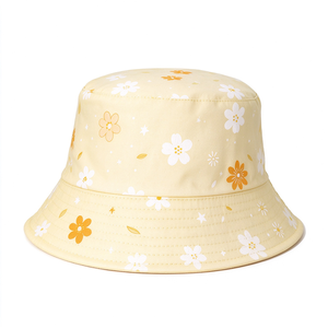 Chapeau Bob Réversible à Imprimé Floral en Polyester et Coton, Protection Solaire, Casquette de Pêcheur 58-60CM, Idéal Plage et Voyage - Product Image 6