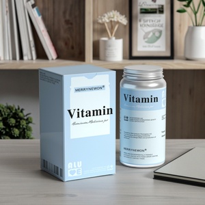 Nouvelle boîte de rangement tendance en métal pour capsules, flacon pour compléments alimentaires - Product Image 1