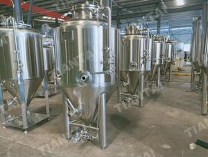 Máy Lên Men Hai Lớp Vỏ Hình Nón 2 Bbl Với Cổng Nhảy Khô - Product Image 4