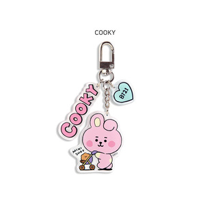 Porte-clés acrylique <span class=keywords><strong>BT21</strong></span> en gros, pendentifs de sac personnages K-pop pour les fans des Bangtan Boys, cadeau décoratif, goodies de concert - Product Image 3
