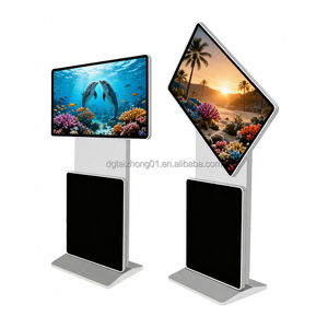 Kiosco Interactivo con Pantalla Táctil <span class=keywords><strong>de</strong></span> Pie, 43, 49, 55 Pulgadas, Rotación <span class=keywords><strong>de</strong></span> 360°, Android/Windows, Pantalla Única, Tipo Tótem, para Tiendas y Envíos - Product Image 1