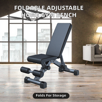 Banc de musculation professionnel pliable en métal pour salle de sport, chaise de fitness réglable, équipement d'exercices abdominaux, banc pour haltères