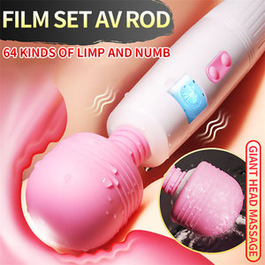 Blanc rose lesbienne japonais Obsedian <span class=keywords><strong>Massage</strong></span> gode Av Clitoris plaisir baguette masseur vibrateur Sex Toy Wom pour le sexe - Product Image 3