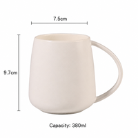 Taza de café de cerámica con logotipo personalizado para Eid Al-Fitr, unidad individual, venta al por mayor, etiqueta blanca, jarra artesanal, regalo corporativo