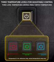 Genouillère chauffante électrique personnalisée, protection thermique pour les motards par temps froid