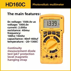 สำหรับ HD160C HD110C 393FC มัลติมิเตอร์แอมโพรบ โฟโตโวลตาอิก สำหรับมืออาชีพ ใช้กับแรงดันไฟฟ้า 1500V - Product Image 4