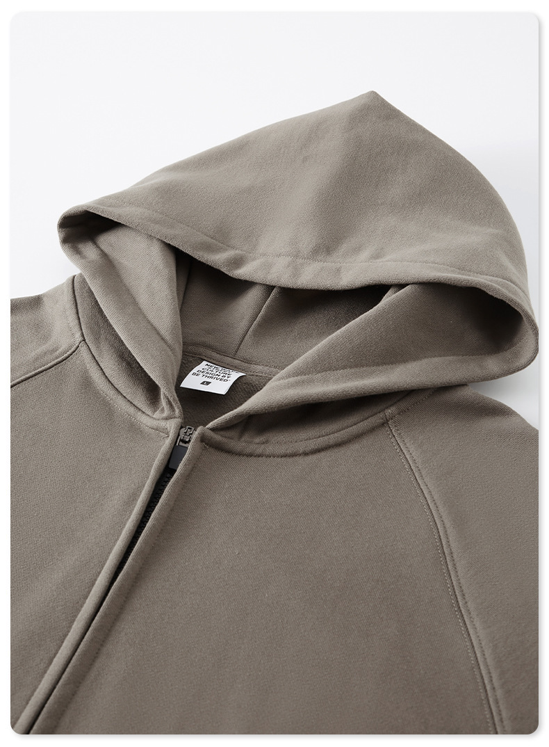 MSET5067 Manufacturer Custom 400g Zip up Hooded Crewneck Training Jogging Wear Women's Sets Men's Sets · image 2