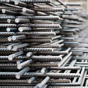 เหล็กเส้นข้ออ้อยมาตรฐาน ASTM ขนาด M8 M10 M12 M14 M1 ความยาว 12 เมตร ตัดได้  HRB400 HRB500  ชนิดไม่ผสมโลหะ  สำหรับงานก่อสร้างอาคาร - Product Image 3