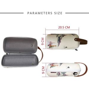 Portable EVA Ceramic <b>Teapot</b> <b>Set</b> with Shockproof Case Box Traditional Pattern Design for Travel/Home Outdoor Compact Size - Product Image 2