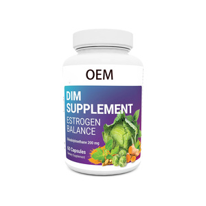 Capsules d'équilibre d'oestrogène de supplément de <span class=keywords><strong>DIM</strong></span> pour des symptômes menstruels ménopause - Product Image 1