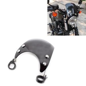 Pour Harley <span class=keywords><strong>Sportster</strong></span> XL 883 <span class=keywords><strong>1200</strong></span> Modèles 2004 <span class=keywords><strong>2005</strong></span> 2006 2007 2008-2019 Moto Pare-Brise Pare-Brise pour 39mm-41mm fourches - Product Image 2