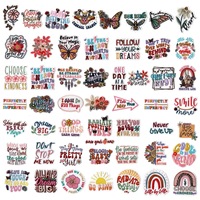 Nouvelle Collection : Écussons Thermocollants Brodés Motifs Printaniers, Mots Anglais Colorés, Logos Personnalisés pour Sacs, Chapeaux, Vêtements – Tailles Personnalisées