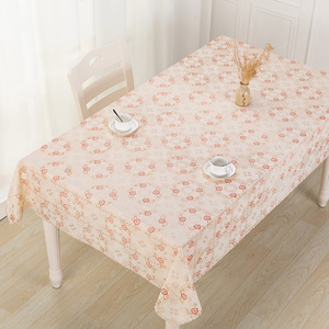 Beautiful Flower Printed Lace <strong>Table</strong> <strong>Cloth</strong> for Home <strong>Decorative</strong> - Product Image 1