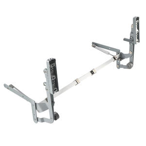 Support de porte coulissante relevable pour armoire supérieure avec amortisseur vertical, tige de traction, vérin à gaz en aluminium - Product Image 2