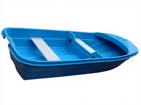 Bateau de pêche en fibre de verre Seawalker WT240 2,4 m bleu, petit bateau pneumatique à vendre