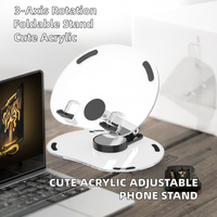 Support de téléphone en acrylique DREAMKACHER AL-AA01, rotatif et réglable, pour iPhone, tablette et PC (conception personnalisée) - Vente en gros