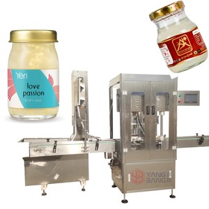 YB-ZK pas cher <span class=keywords><strong>prix</strong></span> automatique instantané <span class=keywords><strong>nid</strong></span> <span class=keywords><strong>d</strong></span>'oiseau pot nourriture miel bouteille en verre vis sous vide capsulage Machine à emballer - Product Image 1