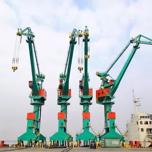 Marca de grúa Weihua, 100 toneladas, 300 toneladas, 500 toneladas, grúa de muelle flotante, Pedestal, grúa marina para uso en barcos marinos