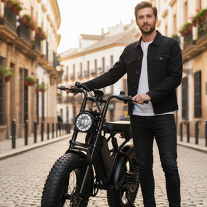 <span class=keywords><strong>Bicicleta</strong></span> eléctrica Ecoride V8 de 750 W y 15 Ah con neumáticos anchos, envío gratuito, doble asiento, todoterreno, almacén UE-Br - Product Image 2