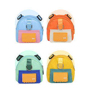 High Quality Outdoor Travel Cartoon Cute Adjustable <b>Cat</b> Dog Harness <b>Backpack</b> Custom Logo Pet <b>Backpack</b> Harness - Product Image 2