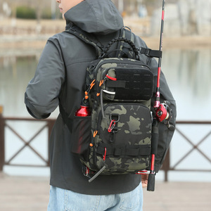 Mochila Táctica de Camuflaje Personalizada para Hombre, Multifuncional, para Pesca y Deportes al Aire Libre, con Forro de Poliéster, a la Moda - Product Image 4
