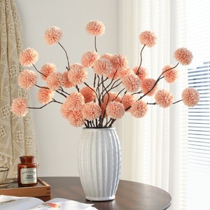 Bouquet de chrysanthèmes artificiels Ruilisi, fleur en soie à tige unique, décoration de mariage, arrangement de table de salon - Product Image 1