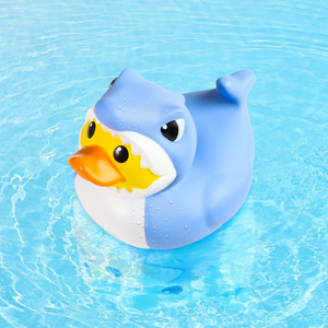 Accesorios para Piscina, Dispensador de Cloro Flotante con Forma de Tiburón y Pato, Dispensadores de Cloro para Piscina, para Tabletas Químicas, Compatible con Tabletas de 1 Pulgada - Product Image 4