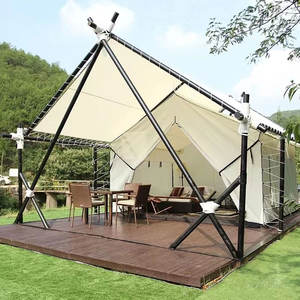 Tienda de Campaña de Lona para Glamping y Safari, Impermeable, para las 4 Estaciones, de Tela Oxford 1680d, para Campamentos Grandes - Product Image 1