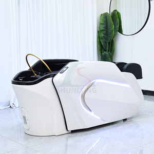 Moderna Cama de Spa para Cabeza para Salón de Belleza o Taller, Mueble de Spa de Fibra de Vidrio, Cama de Lavado de Cabeza para Barbería, Cama de Masaje con Champú - Product Image 3