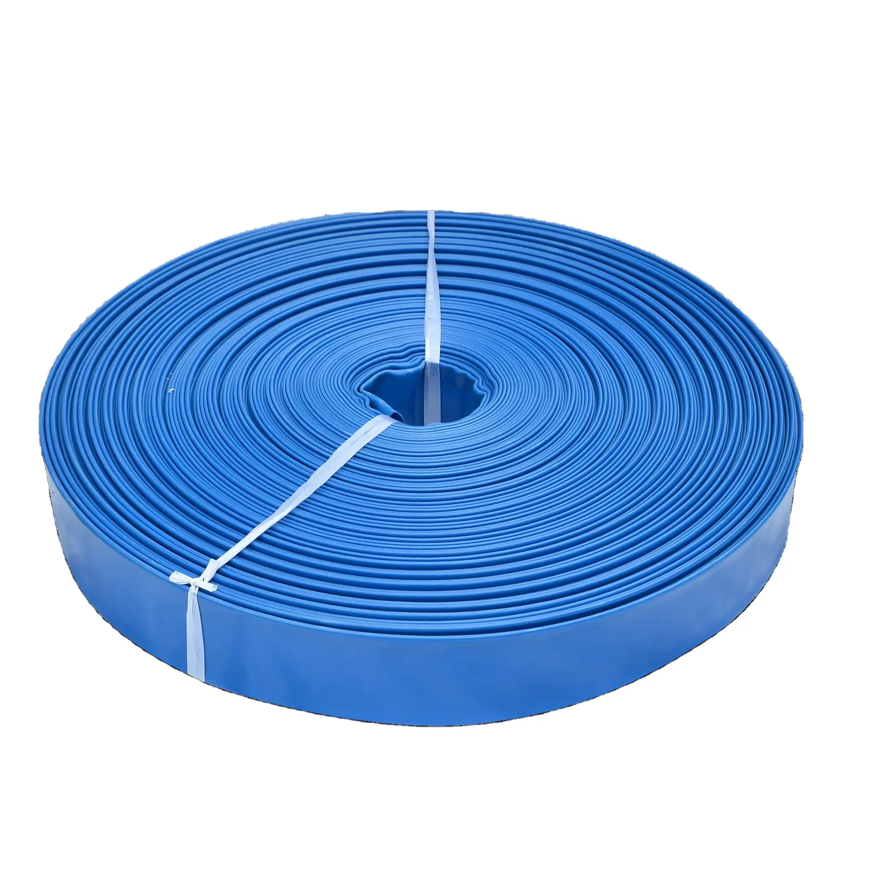 Mangueira de irrigação de pvc lay flat mangueira c/w pin lug acoplamentos para a descarga de água bomba 1 polegadas para 8 polegadas 15M to100M