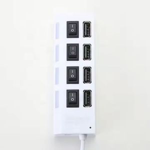ฮับ USB 4 in 1 พร้อมสวิตช์แยกอิสระ ตัวขยายพอร์ตเดสก์ท็อป 4 พอร์ต ความเร็วสูง USB 2.0 ฮับแยกสัญญาณ อินเทอร์เฟซขยาย - Product Image 3