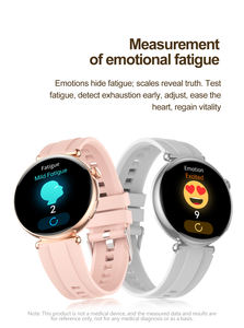 <span class=keywords><strong>น</strong></span>าฬิกาอัจฉริยะสำหรับผู้หญิง ET491วัดอัตราการเต้<span class=keywords><strong>น</strong></span>ของหัวใจ ECG อัจฉริยะ Q & การวิเคราะห์สุขภาพ<span class=keywords><strong>น</strong></span>าฬิกาอัจฉริยะเพื่อสุขภาพ - Product Image 5