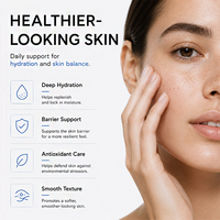 Sérum Visage Liquide à l'Ectoïne OEM ODM Acide Hyaluronique 30ml Sans Silicone Sans Parabène Sans Cruauté Animale Réparation de la Barrière Cutanée Anti-Âge