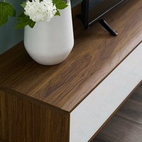 Cadre en bois moderne minimaliste porte coulissante cheminée électrique meuble tv meuble pour salon tv
