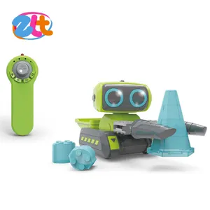 Equipo de construcción de carretilla elevadora de ingeniería para niños, robot de juguete con mando a distancia, nuevo producto, gran oferta