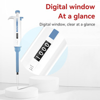 Pipette en plastique électronique avec volumes pour les besoins de pipetage de laboratoire